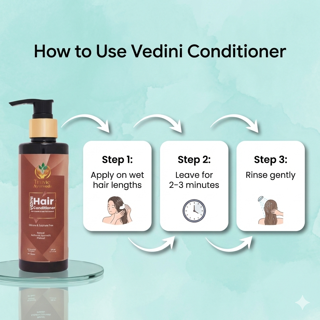 How to Use Vedini Conditioner